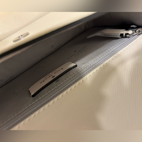 Kate Spade Madison Willow Convertible Crossbody Platinum Grey - Picture 3 of 5